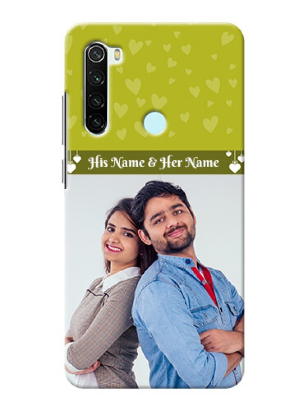 Custom Redmi Note 8 custom mobile covers: You & Me Heart Design