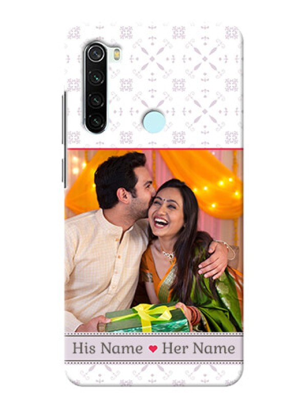 Custom Redmi Note 8 Phone Cases with Photo and Ethnic Design