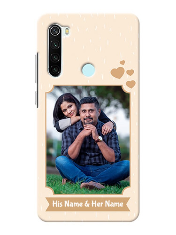 Custom Redmi Note 8 mobile phone cases with confetti love design 