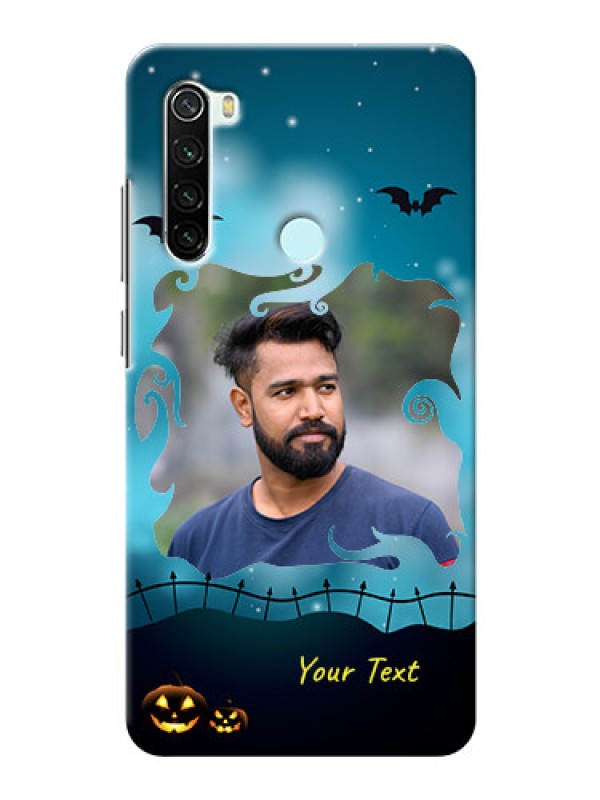 Custom Redmi Note 8 Personalised Phone Cases: Halloween frame design
