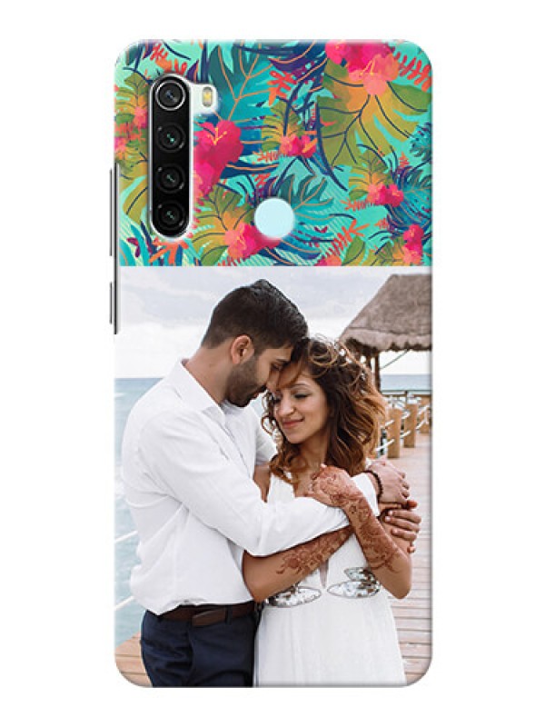 Custom Redmi Note 8 Personalized Phone Cases: Watercolor Floral Design