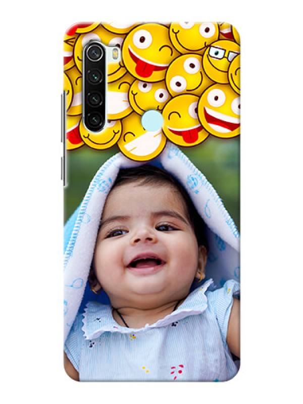 Custom Redmi Note 8 Custom Phone Cases with Smiley Emoji Design