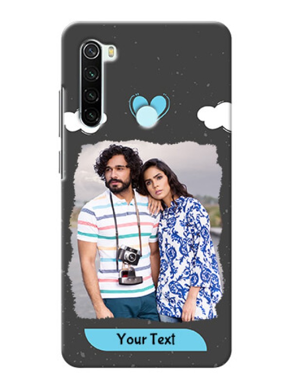 Custom Redmi Note 8 Mobile Back Covers: splashes with love doodles Design