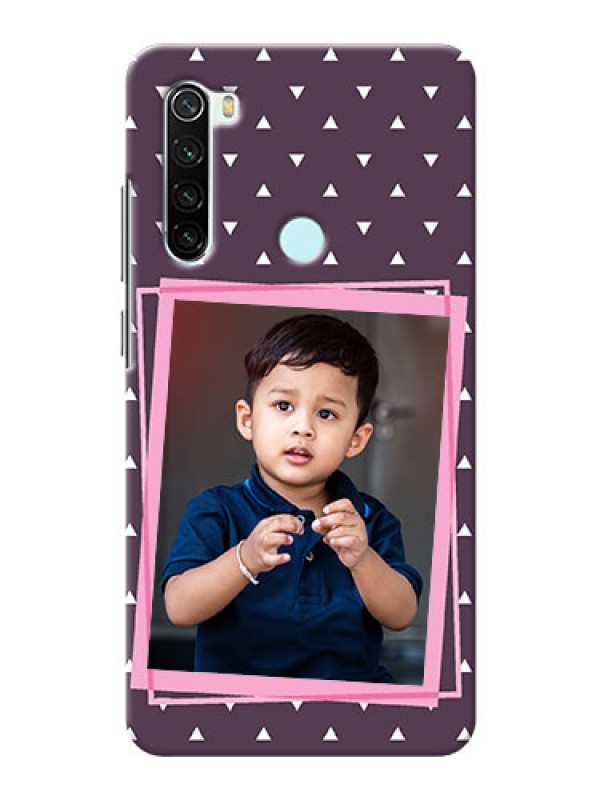 Custom Redmi Note 8 Phone Cases: Triangle Pattern Dotted Design