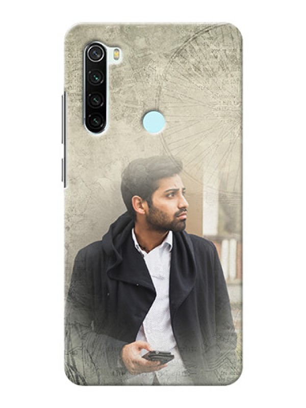 Custom Redmi Note 8 custom mobile back covers with vintage design