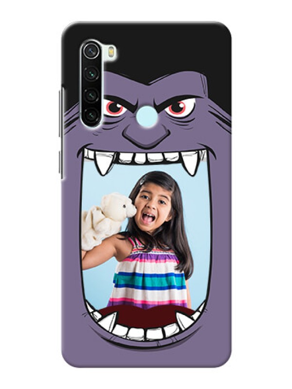 Custom Redmi Note 8 Personalised Phone Covers: Angry Monster Design
