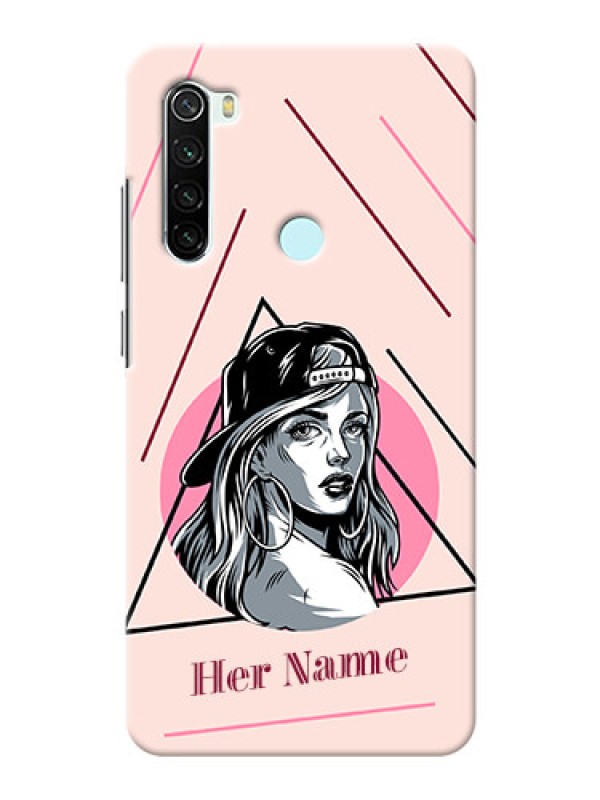 Custom Redmi Note 8 Custom Phone Cases: Rockstar Girl Design