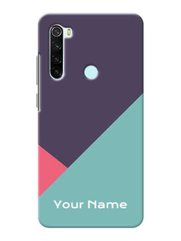 Custom Redmi Note 8 Custom Phone Cases: Tri Color abstract Design