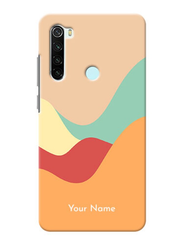 Custom Redmi Note 8 Custom Mobile Case with Ocean Waves Multi-colour Design