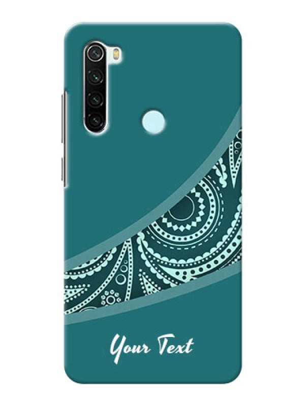 Custom Redmi Note 8 Custom Phone Covers: semi visible floral Design