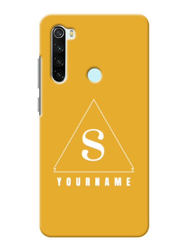 Custom Redmi Note 8 Custom Mobile Case with simple triangle Design