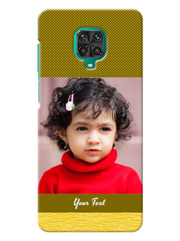Custom Redmi Note 9 pro Max custom mobile back covers: Simple Green Color Design