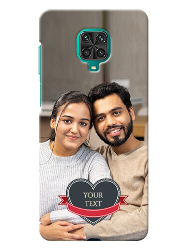 Custom Redmi Note 9 pro Max mobile back covers online: Just Married Couple Design