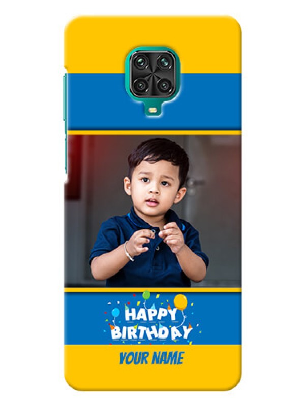 Custom Redmi Note 9 pro Max Mobile Back Covers Online: Birthday Wishes Design