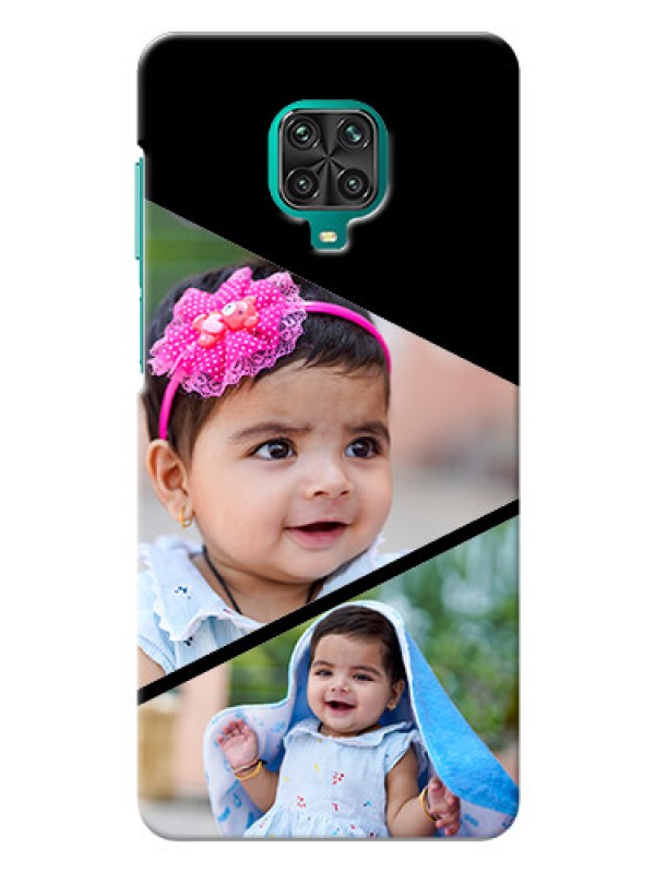 Custom Redmi Note 9 pro Max mobile back covers online: Semi Cut Design