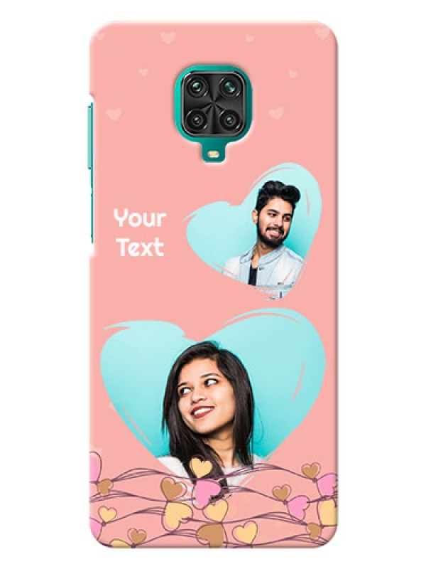Custom Redmi Note 9 pro Max customized phone cases: Love Doodle Design