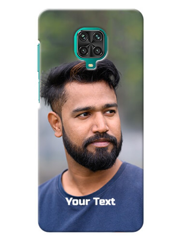Custom Redmi Note 9 pro Max Mobile Cover: Photo with Text