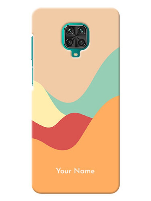 Custom Redmi Note 9 Pro Max Custom Mobile Case with Ocean Waves Multi-colour Design