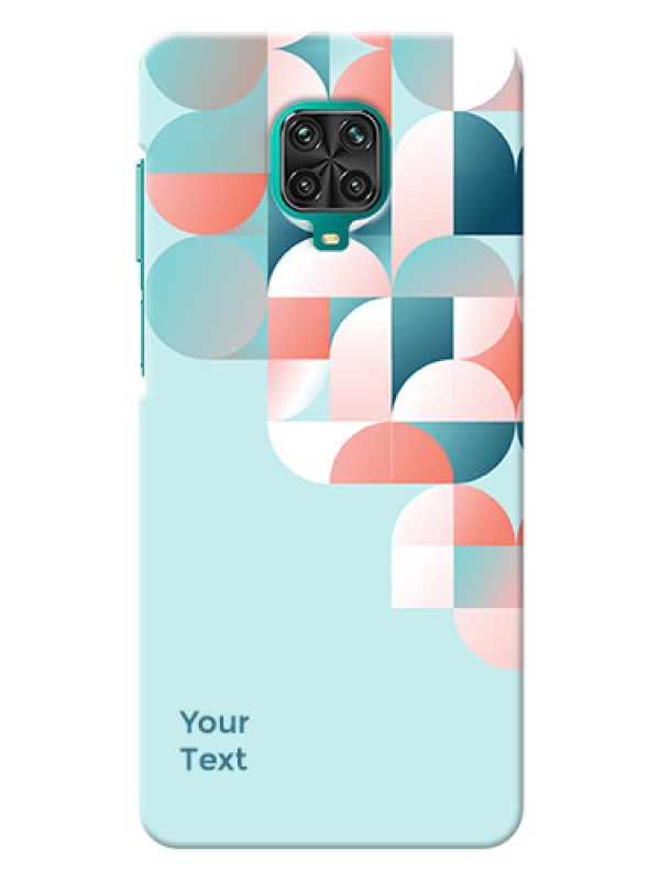 Custom Redmi Note 9 Pro Max Back Covers: Stylish Semi-circle Pattern Design