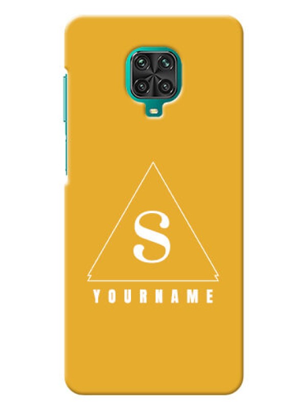 Custom Redmi Note 9 Pro Max Custom Mobile Case with simple triangle Design