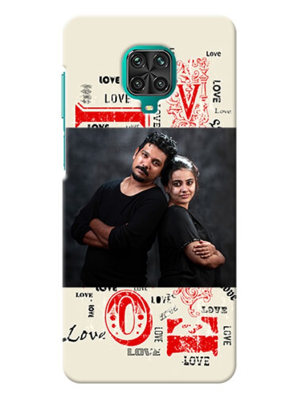 Custom Redmi Note 9 pro mobile cases online: Trendy Love Design Case