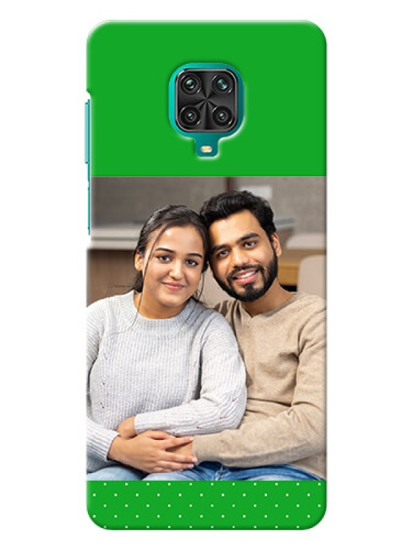 Custom Redmi Note 9 pro Personalised mobile covers: Green Pattern Design