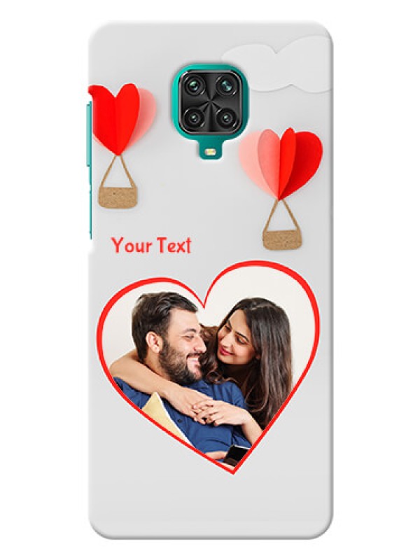 Custom Redmi Note 9 pro Phone Covers: Parachute Love Design