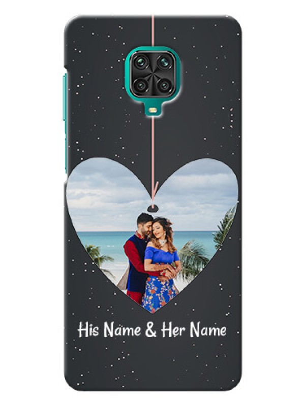 Custom Redmi Note 9 pro custom phone cases: Hanging Heart Design