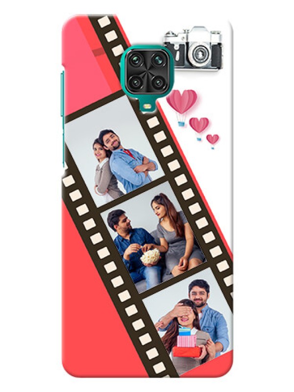 Custom Redmi Note 9 pro custom phone covers: 3 Image Holder with Film Reel