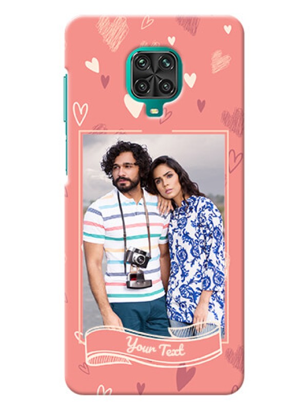 Custom Redmi Note 9 pro custom mobile phone cases: love doodle art Design
