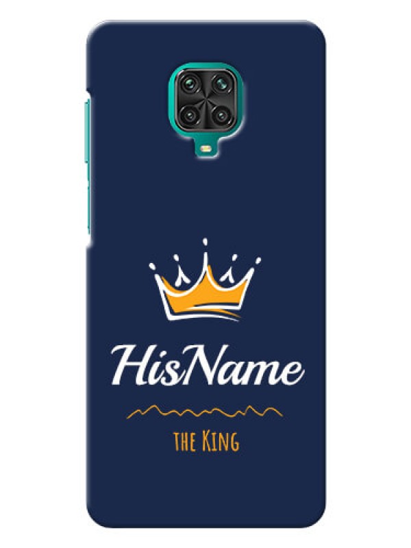Custom Redmi Note 9 pro King Phone Case with Name