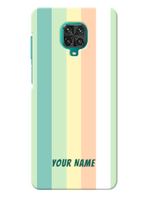 Custom Redmi Note 9 Pro Back Covers: Multi-colour Stripes Design