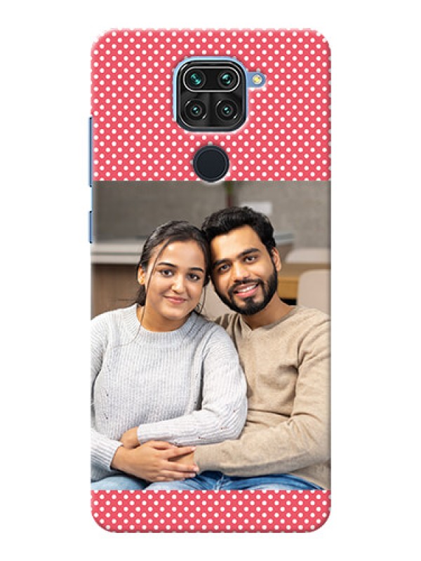 Custom Redmi Note 9 Custom Mobile Case with White Dotted Design