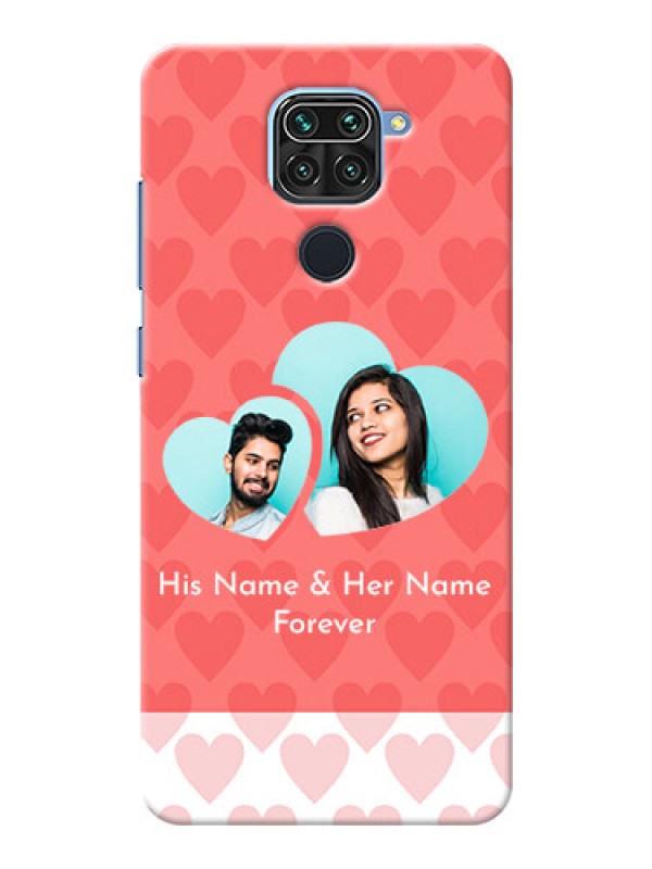 Custom Redmi Note 9 personalized phone covers: Couple Pic Upload Design