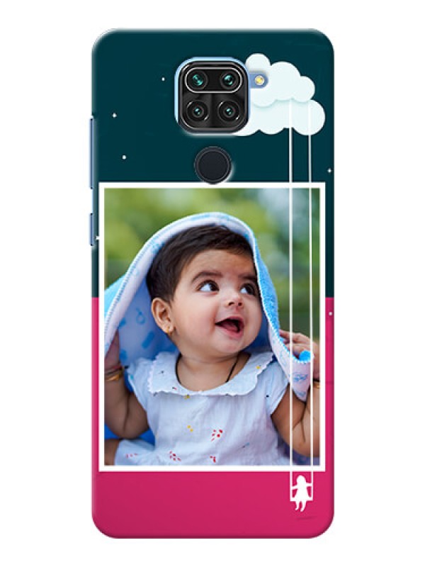 Custom Redmi Note 9 custom phone covers: Cute Girl with Cloud Design