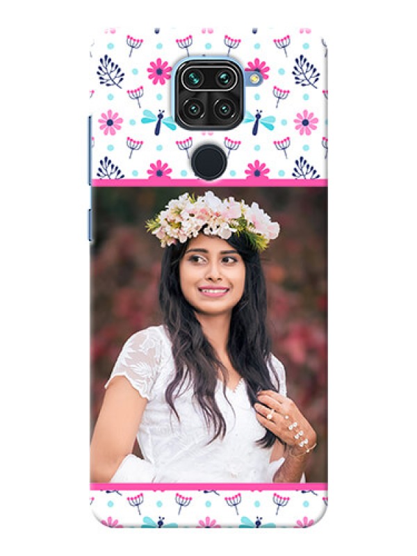 Custom Redmi Note 9 Mobile Covers: Colorful Flower Design