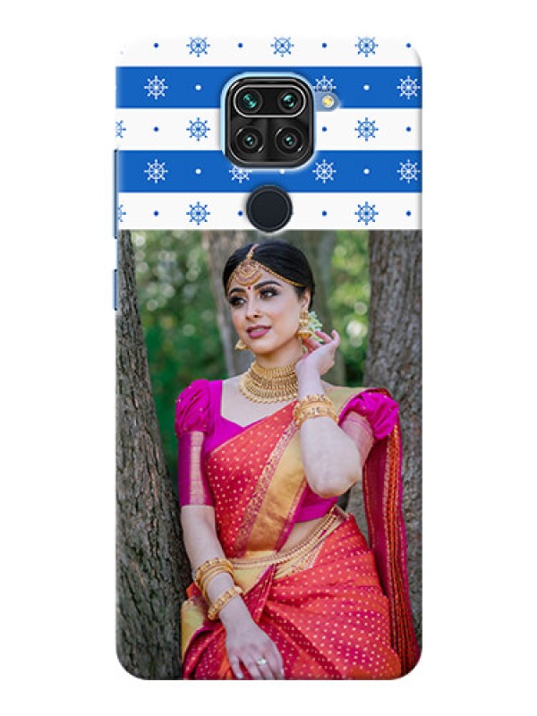Custom Redmi Note 9 custom mobile covers: Snow Pattern Design