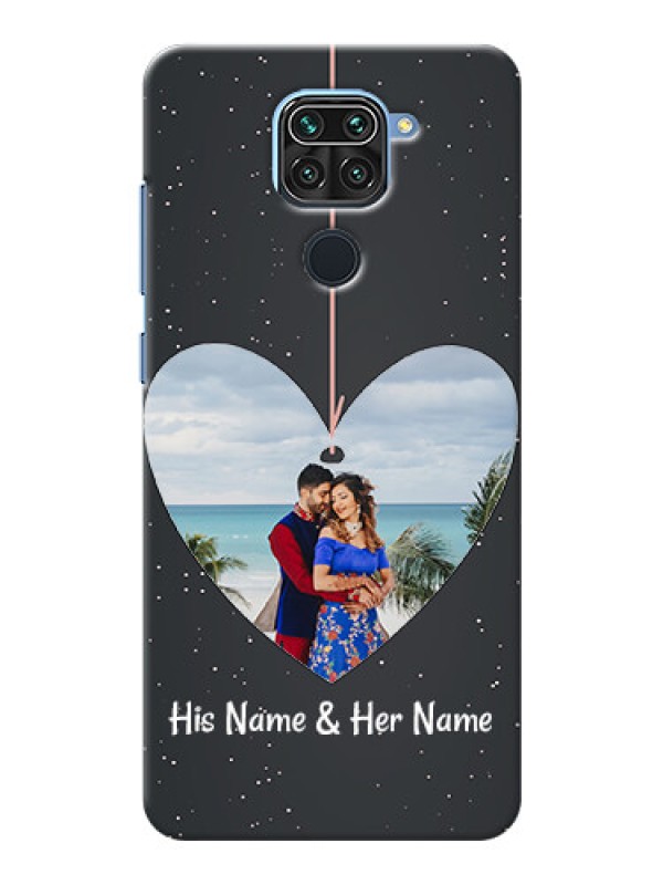 Custom Redmi Note 9 custom phone cases: Hanging Heart Design