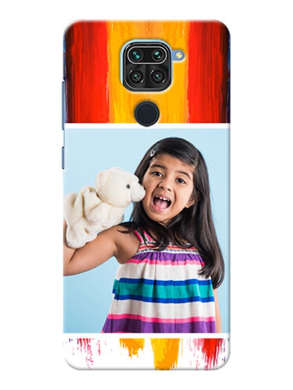 Custom Redmi Note 9 custom phone covers: Multi Color Design