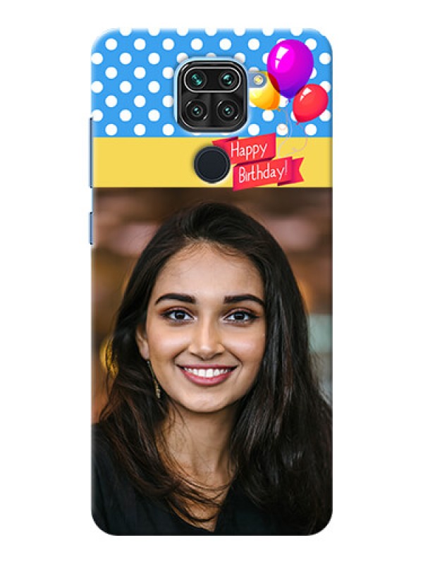 Custom Redmi Note 9 custom mobile back covers: Happy Birthday Design