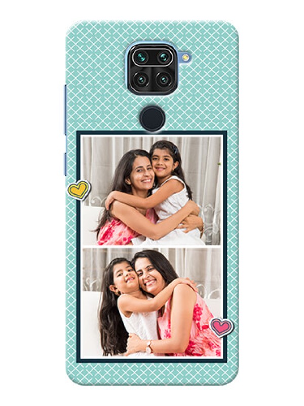 Custom Redmi Note 9 Custom Phone Cases: 2 Image Holder with Pattern Design