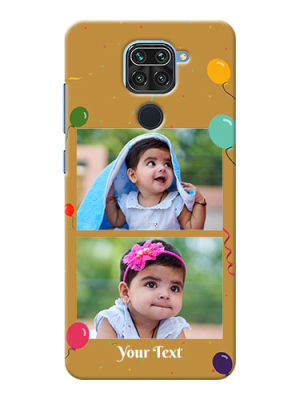 Custom Redmi Note 9 Phone Covers: Image Holder with Birthday Celebrations Design