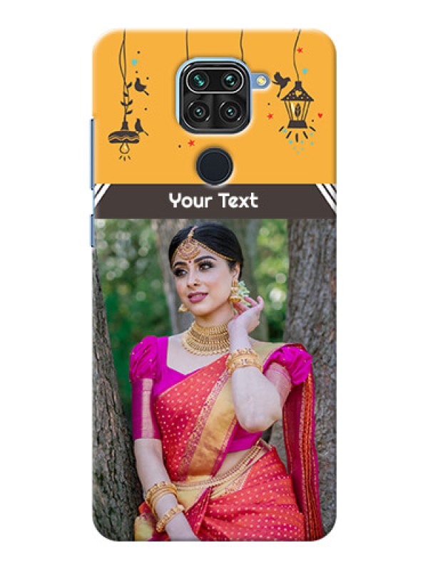 Custom Redmi Note 9 custom back covers with Family Picture and Icons 