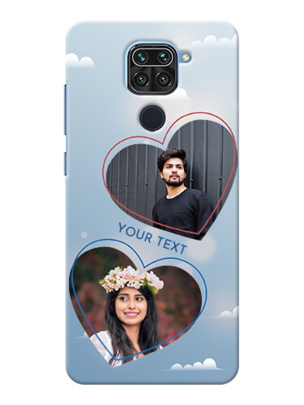 Custom Redmi Note 9 Phone Cases: Blue Color Couple Design 