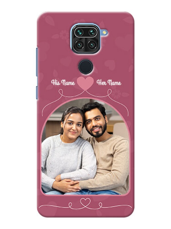Custom Redmi Note 9 mobile phone covers: Love Floral Design