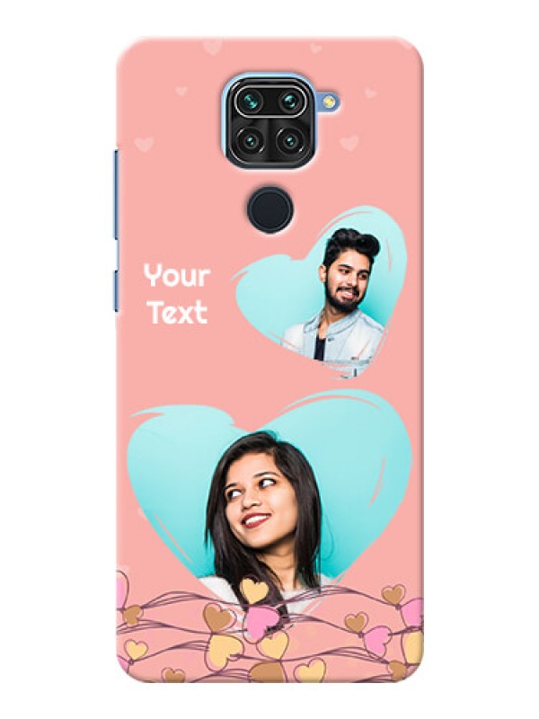 Custom Redmi Note 9 customized phone cases: Love Doodle Design