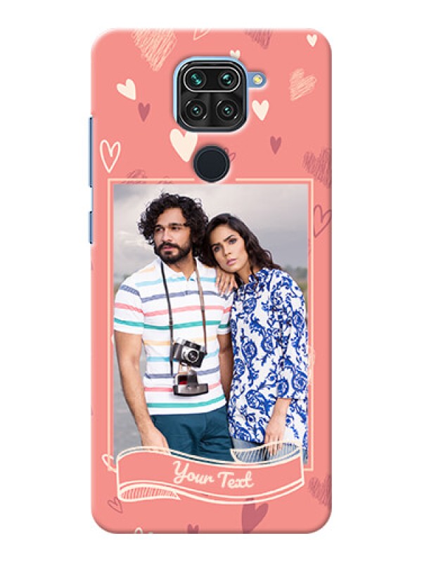 Custom Redmi Note 9 custom mobile phone cases: love doodle art Design