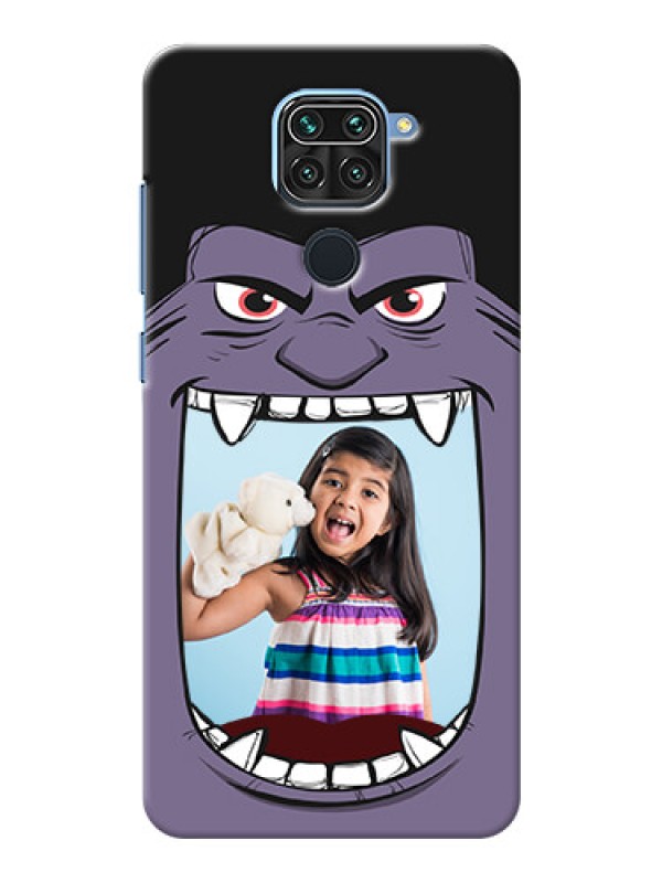 Custom Redmi Note 9 Personalised Phone Covers: Angry Monster Design