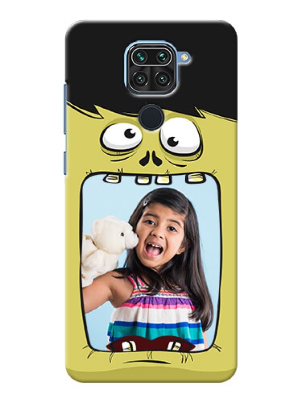 Custom Redmi Note 9 Mobile Covers: Cartoon monster back case Design