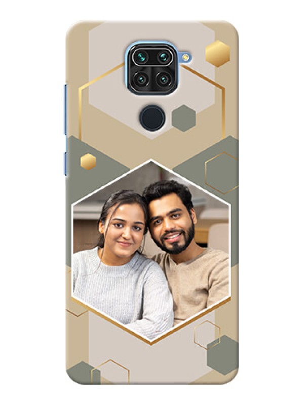 Custom Redmi Note 9 Phone Back Covers: Stylish Hexagon Pattern Design